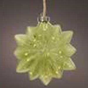 Micro LED bloem groen/warm wit L8cm x w 19cm x h19cm